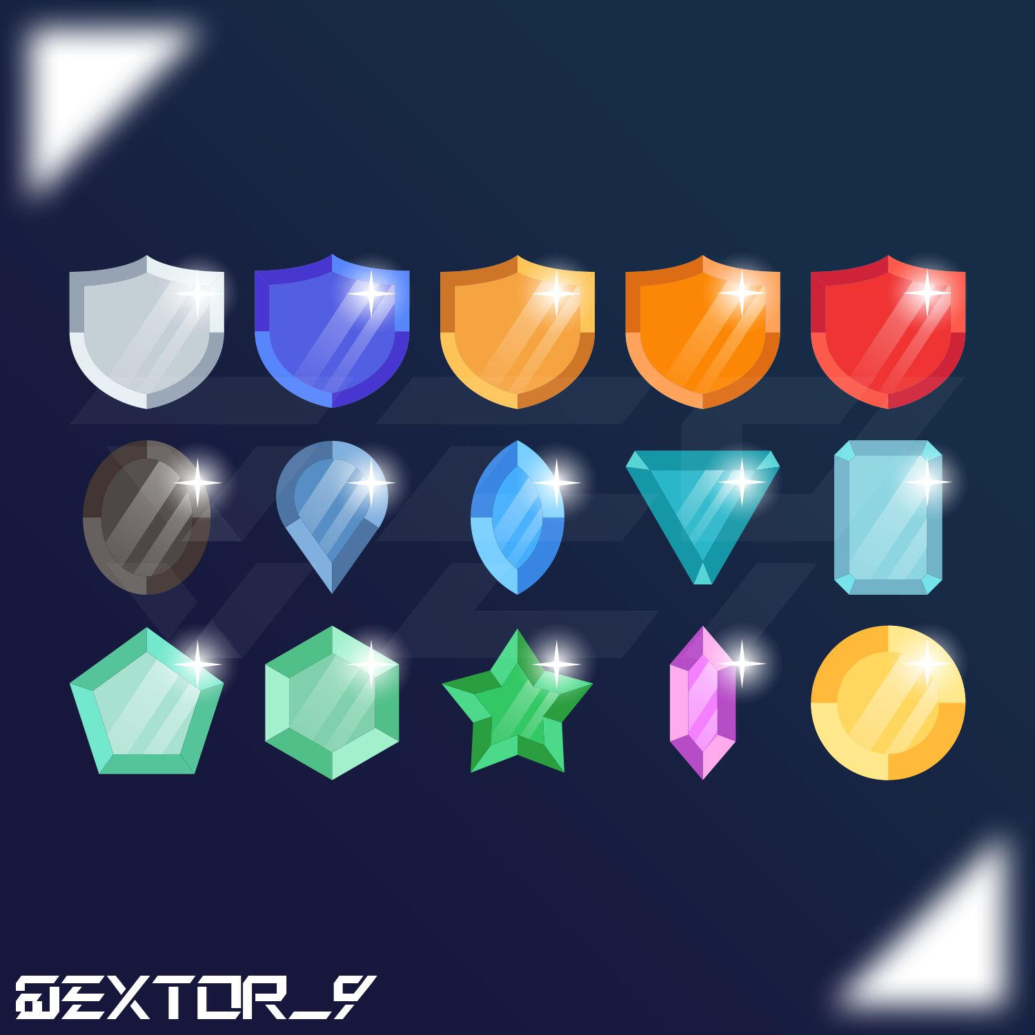 WTUDS Gem Icons Set - 2024